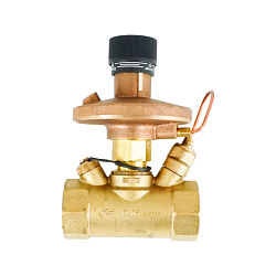 Регулятор перепада давления, Oventrop, Hycocon DTZ, DN-32, 1 1/4", 1 1/4", ВВ, PN, бар-16, T°C -от -10 до +120, латунь стойкая к выщелачиванию цинка, измерительная техника "eco", плавная настройка в диапазоне: от 50 до 300 мбар, с обеих сторон вентильные