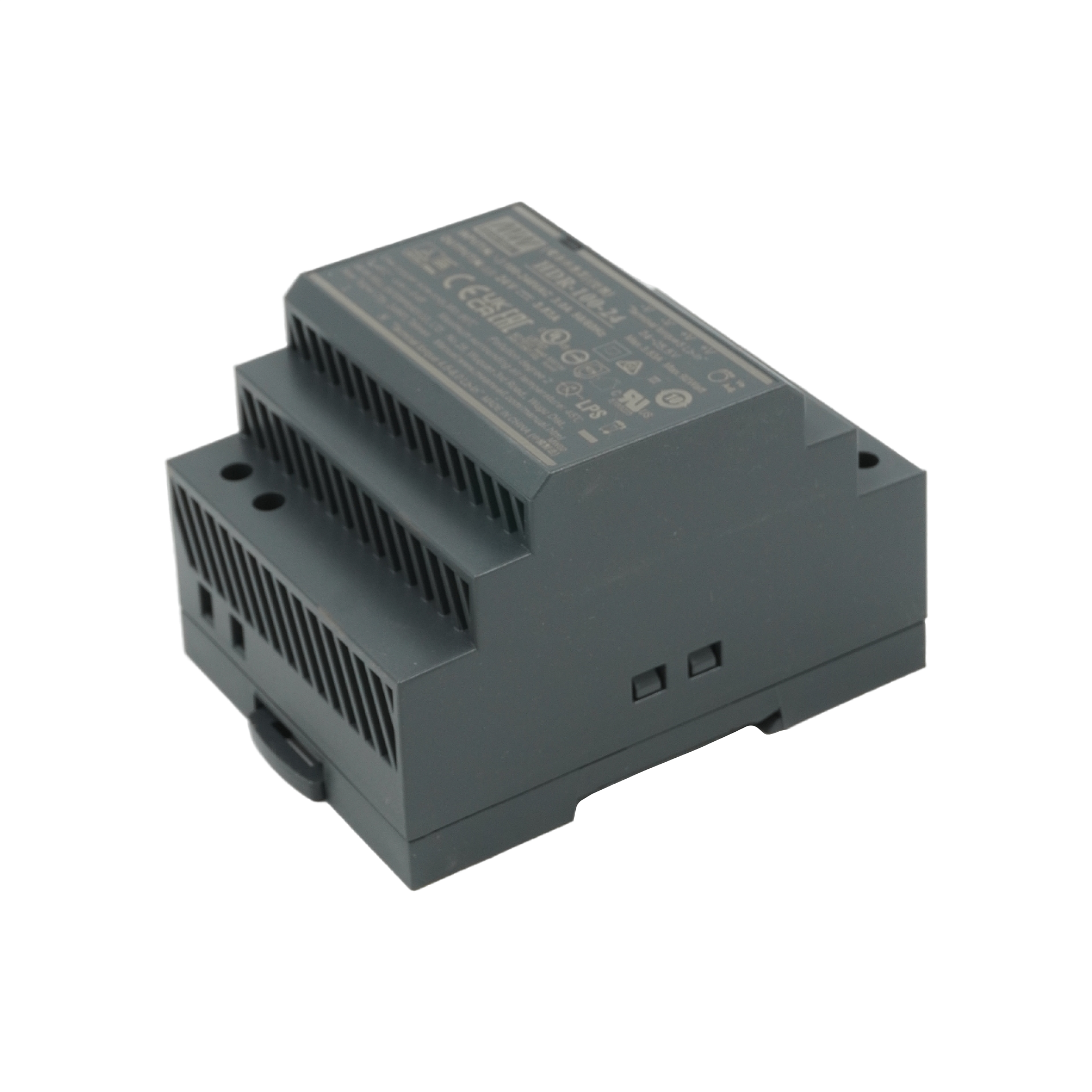 Компактный блок питания  с креплением на DIN–рейку, выходное напряжение 24В, максимальная выходная мощность 100 Вт