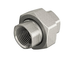 Сгон американка, ELSEN, TIN латунь, прямой, ВВ, 1/2", 1/2", уплотнение металл по металлу