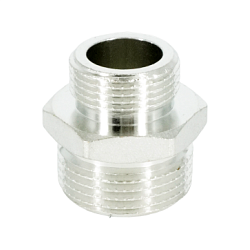 Ниппель, ELSEN, TIN латунь, НН, 3/4", 1", переходной, CN