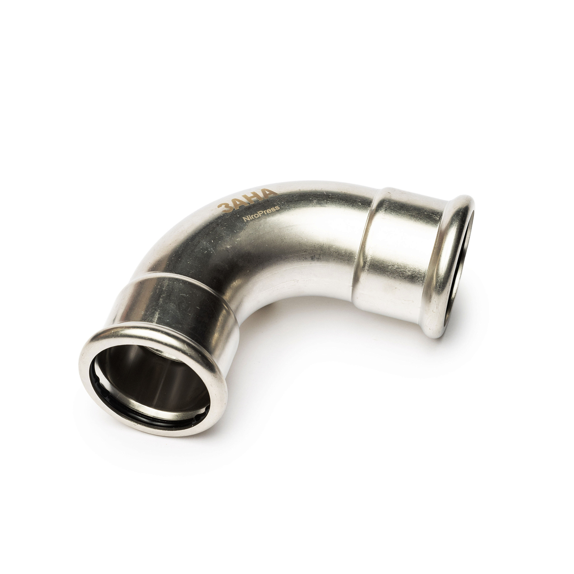Отвод ЗАНА (SANHA)  90° ВПр-ВПр 88,9 нерж.сталь, 91002A