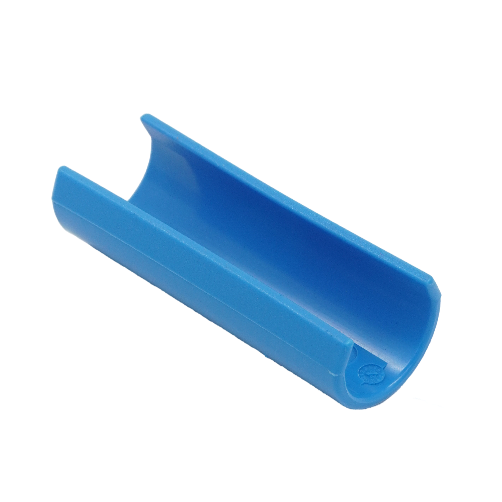 Декоративная клипса для маркировки трубы (синий), Ø 20, длина 60 мм