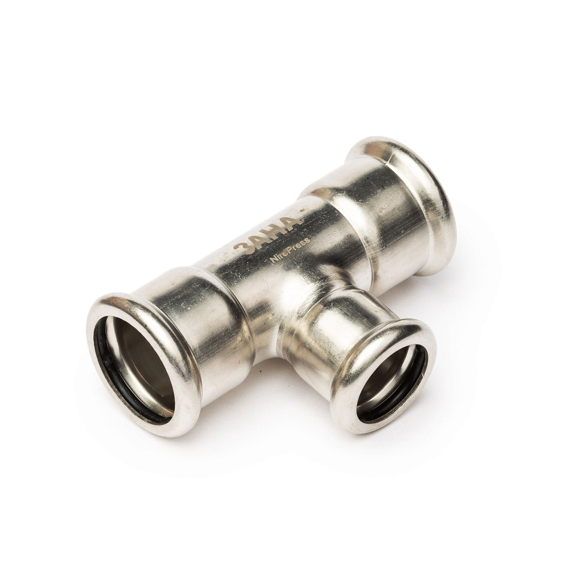 Тройник ЗАНА (SANHA)  ЗАНА (SANHA) NiroPress AISI 304L  ВПр, Dn 76,1x28x76,1