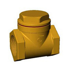 Клапан обратный створчатый, муфтовый, PN20, 3/4", бронза