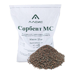 Сорбент "МС" фракция 0,7-1,4 мм, 25 кг/18,5 литров