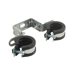 Хомут двойной, Walraven, BIS Duplo KSB1, 32-35 мм, с epdm для труб отопления