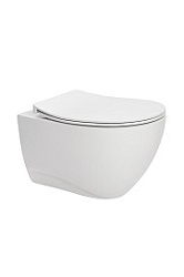 Безободковый подвесной  унитаз KING LINE 52 mm с крышкой Ring Slim