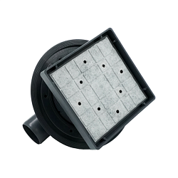 BETTOSERB трап 15х15 Simply Perfect с мультисифоном, горизонтальный выпуск 
 Трап горизонтальный с комбинированным затвором 15х15 см.  Вставка под плитку (максимальная толщина 10мм вместе с клеевым слоем). Производительность 70 л/мин. Монтажная высота 68м