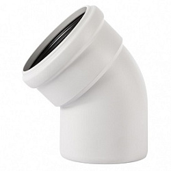 Отвод, Ostendorf, SKB, 45°, 200, 200, PP-MD (полипропилен)