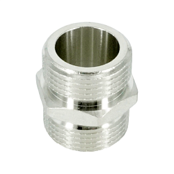 Ниппель, ELSEN, TIN латунь, НН, 1", 1", равнопроходной, CN