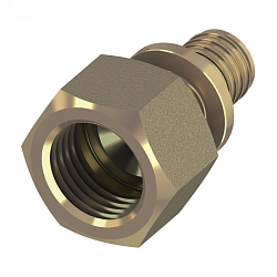 Соединение, TECE, TECEflex, прямое, с внутренней резьбой, 20хRp 1/2", латунь