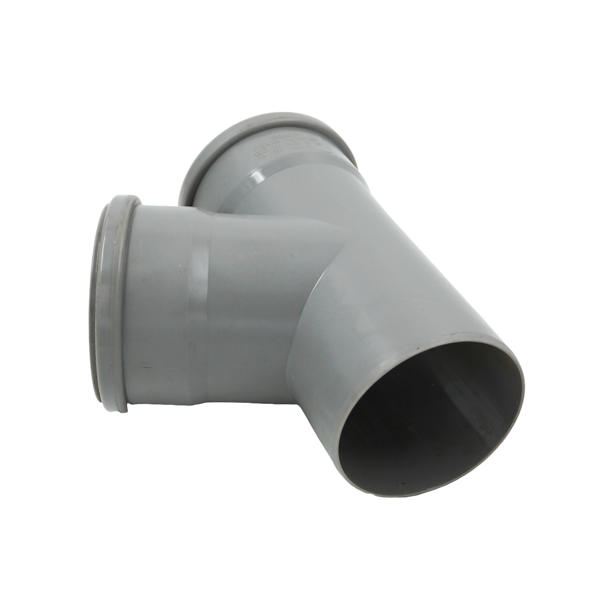 Тройник Rehau 110/110/67 НТ серая