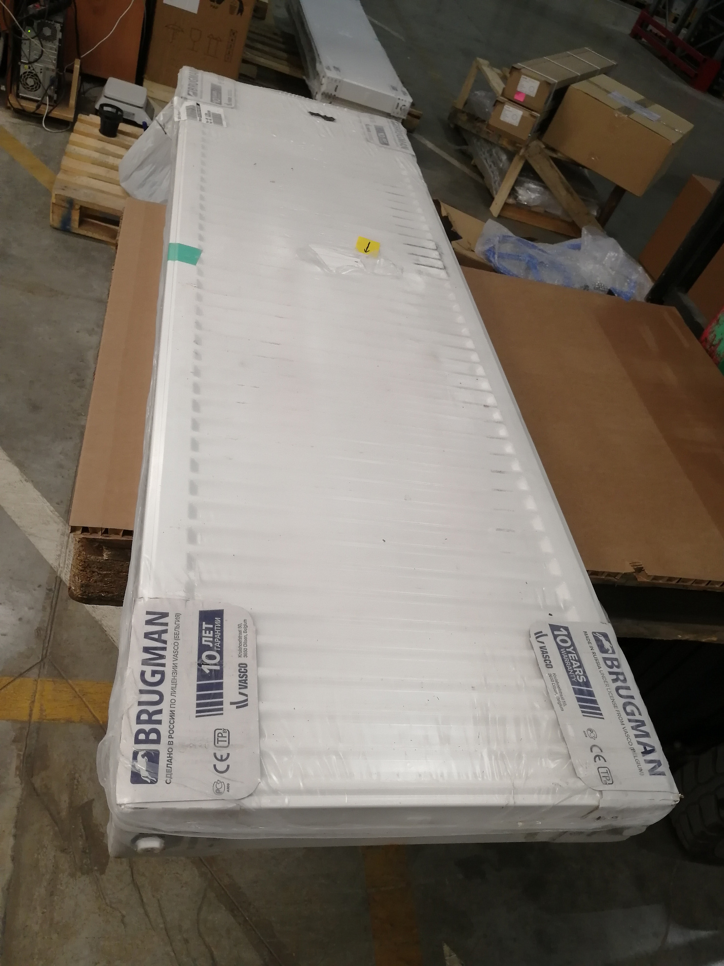 [УЦЕНКА] Радиатор панельный, Brugman, Profil-K Typ, профильный, FEK 22, глубина, мм-100, высота, мм-500, длина, мм-1600, боковое подключение, рабочее давление, бар-10, цвет-RAL 9016 (белый)