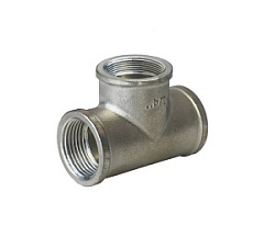 Тройник, ELSEN, TIN латунь, ВВВ, 1", 1", 1", равнопроходной