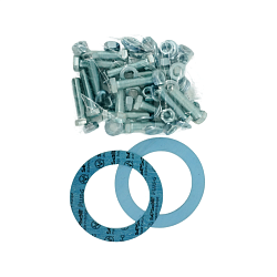 Монтажный комплект, ELSEN, для установки фланцев DN100 PN10 (16 гаек, 16 болтов, 32 шайбы, 2 уплотнения)