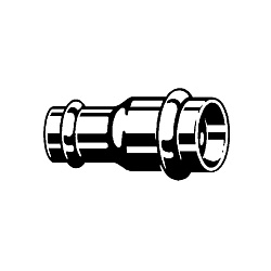 Муфта Profipress c SC-Contur 28 х 22, редукционная, медь, модель 2415.2