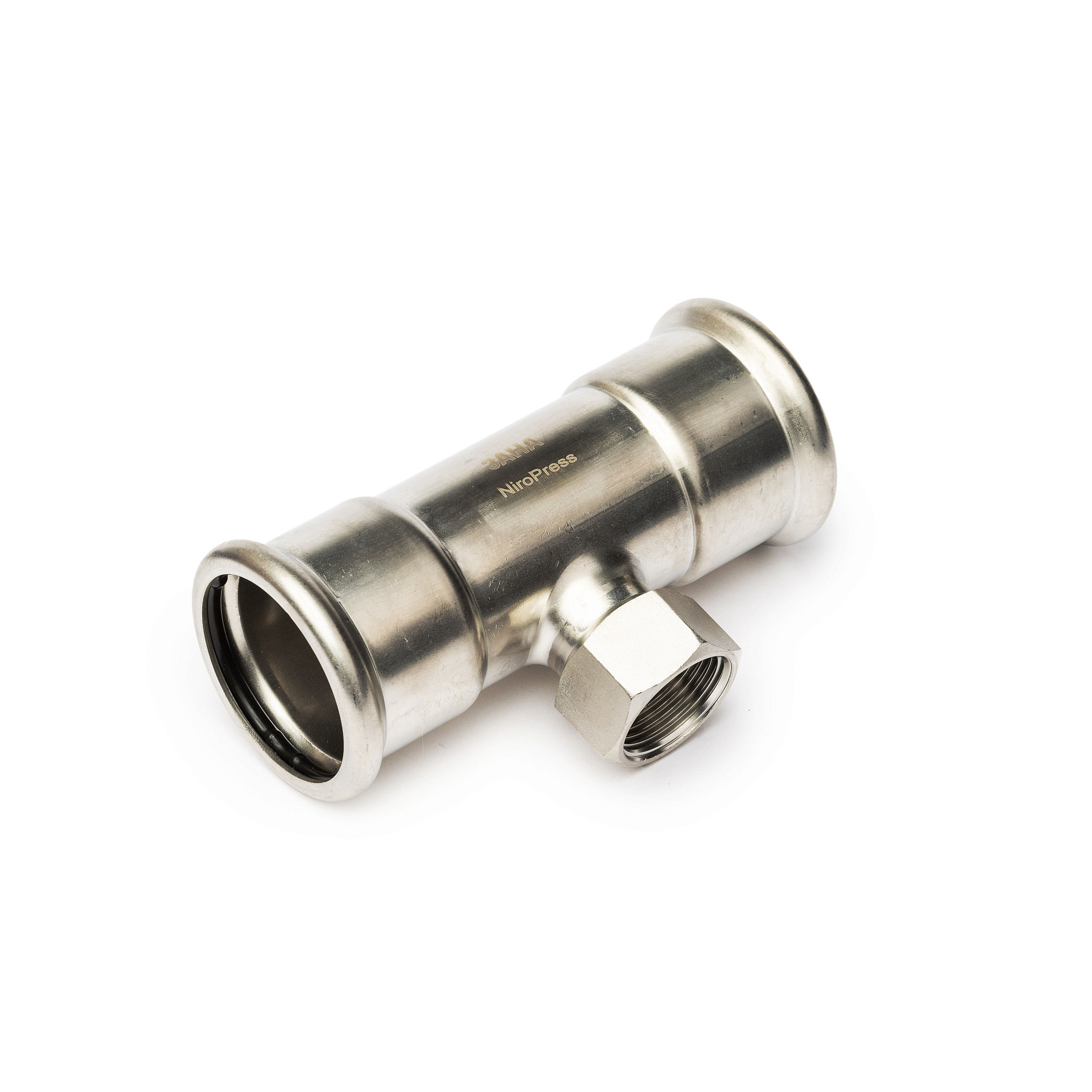 NiroPress AISI 316L тройник ВПр-ВР-ВПр, ?35x11/4x35