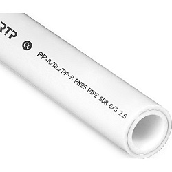 Труба PPR армированная алюминием 25х4,2, PN25 4  белый