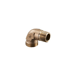 Угольник присоединительный, Oventrop, Cofit S, 90°, НН, 3/4", 1/2", бронза (RX)