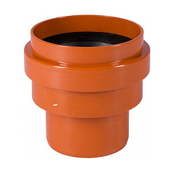 Переходник на чугунную трубу, Ostendorf, KGUG (без манжеты GA), 250, PVC (поливинилхлорид)
