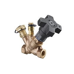 Вентиль регулирующий, Oventrop, Hydrocontrol VTR, преднастраиваемый, DN-32, 1 1/4", ВВ, PN, бар-25, T°C -от -20 до +150, бронза, измерительная техника "classic", с комплектующими из набора №3