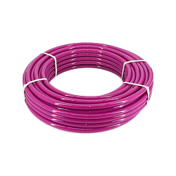 Труба, РЕХАУ, pink, отопительная, 25x3,5, бухта 50 м, PE-Xa (полиэтилен)