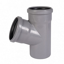 Тройник, Ostendorf, HTEA, 67°, 50, 50, PP (полипропилен)