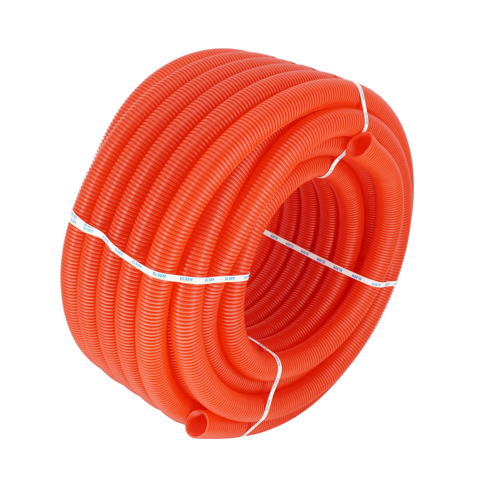 Труба гофрированная, ELSEN, FlexLight, для Ø-25, наружный Ø-40, красная, бухта 30 м
