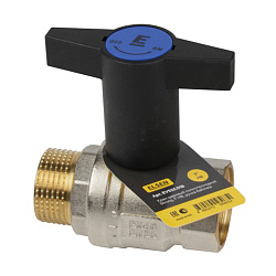 Кран шаровой, ELSEN, Strong, полнопроходной, 1/2", НВ, ручка из полимера