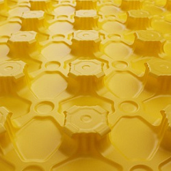 Плита, ELSEN, для тёплого пола с бобышками и плёнкой, 20/0,8-1,1, толщина изоляции, мм-20, ширина, м-0,8, длина, м-1.1, пенополистирол, цвет-желтый, упаковка 12,32 м2 (14 штук)