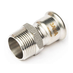 NiroPress AISI 304L ниппель переходной ВПр-НР, ?28x3/4