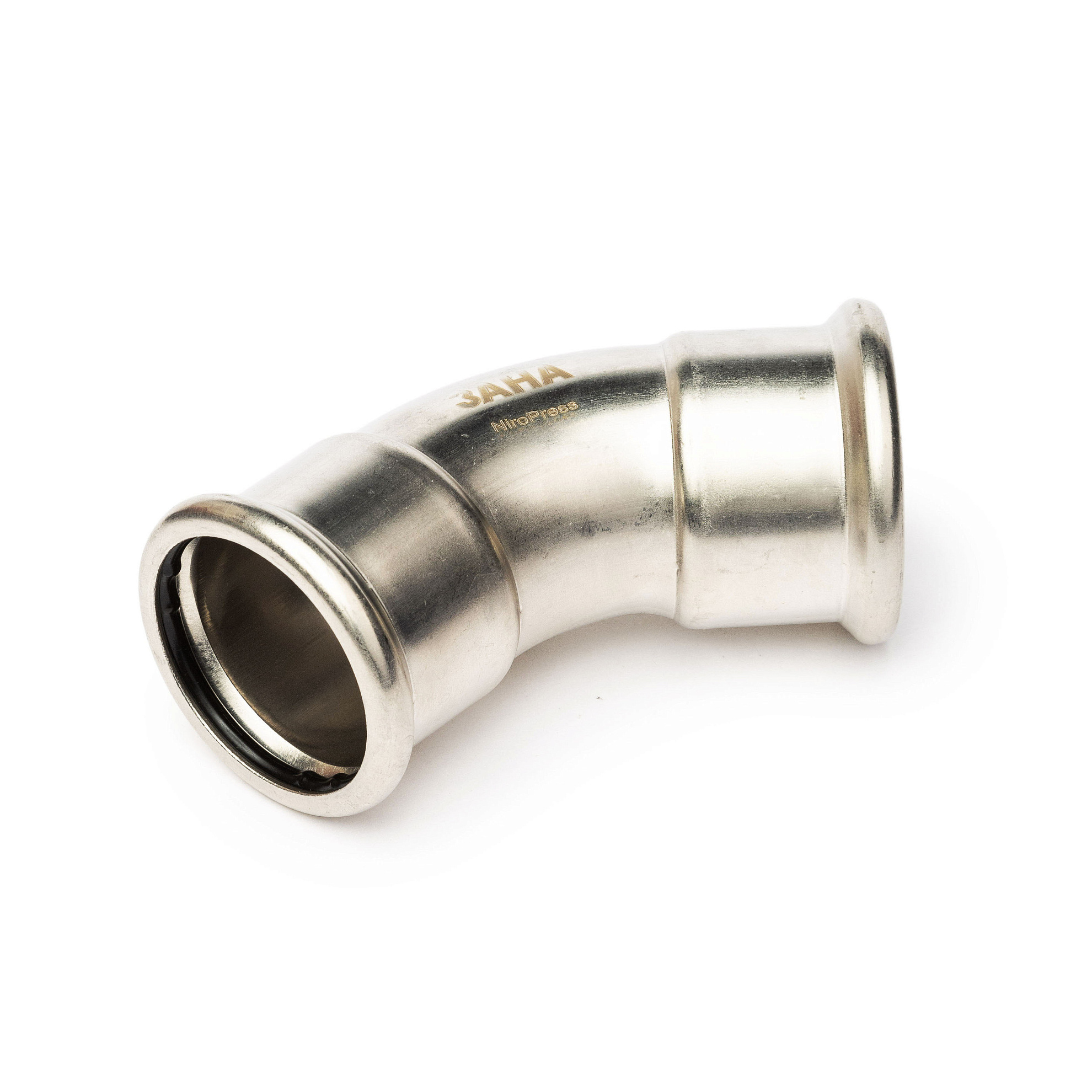 Отвод ЗАНА (SANHA)  45° ВПр-ВПр 76,1 нерж.сталь, 91041