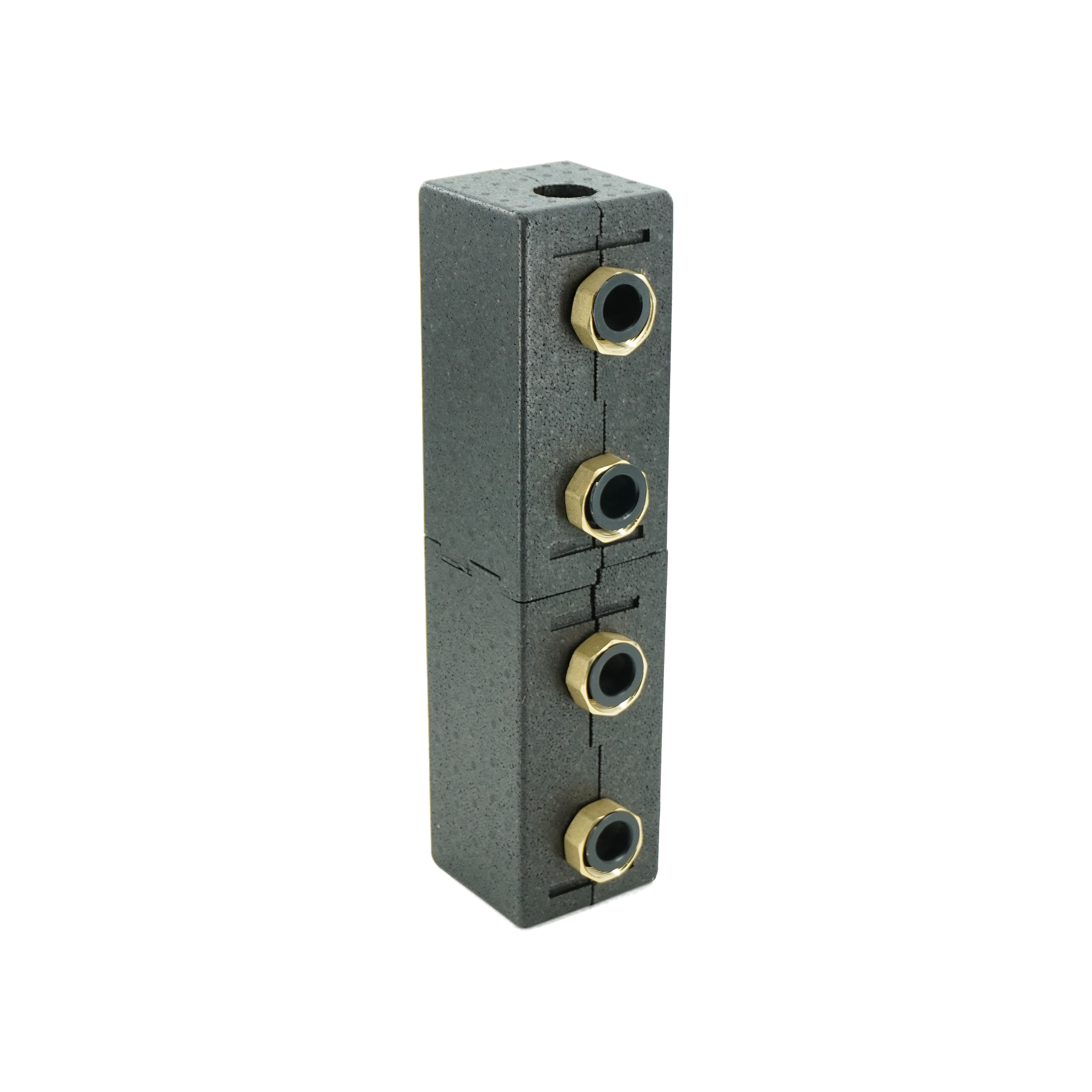 Гребёнка, ELSEN, DN25, подключение-1 1/2", 2 контура, размер отвода-1 1/2", мощность, кВт-82, расход-3,5 м3/ч, PN, бар-6, T°C -от +2 до +110, с теплоизоляцией