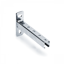 TCA 30 Консоль Termoclip для легких и средних нагрузок оц. сталь, 28х30x1.8x200 мм
