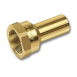 Переходная вставка 15ax1/2" НПр-ВР бронза, 8246G