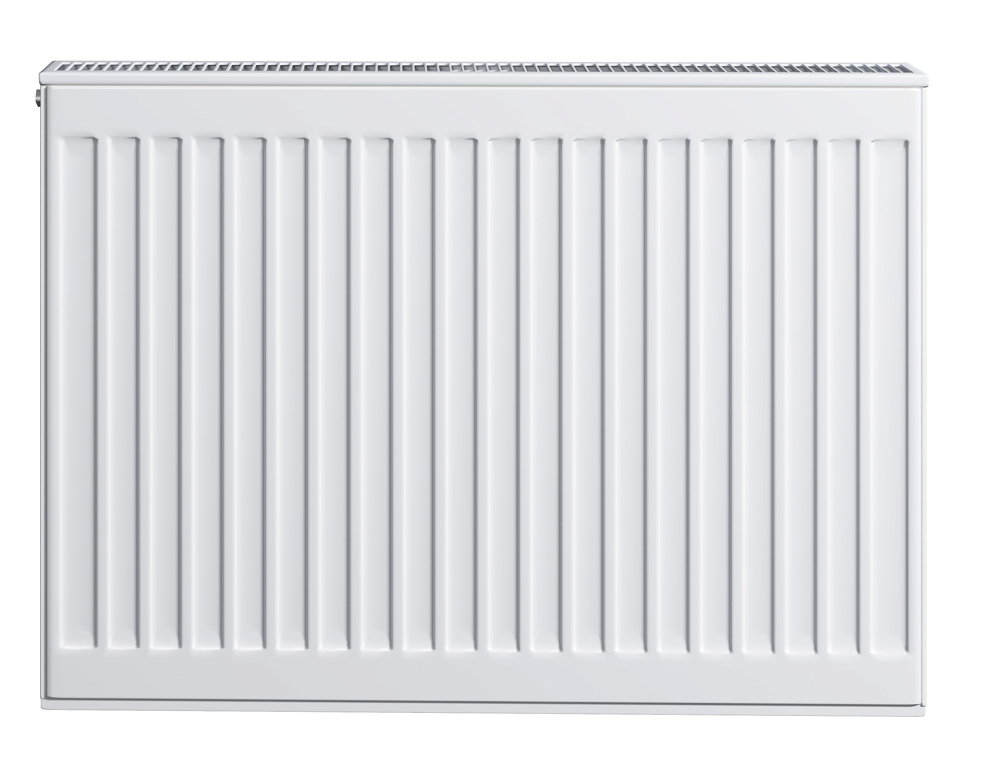 Радиатор панельный, Brugman, Profil-K Typ, профильный, FEK 11, глубина, мм-61, высота, мм-500, длина, мм-400, боковое подключение, рабочее давление, бар-10, цвет-RAL 9016 (белый)