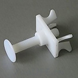 Нижний крепеж DS 15-60 мм, белый, пластиковый