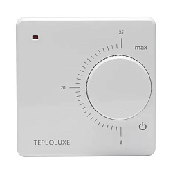 Терморегулятор "Теплолюкс" LC 001, механический, белый