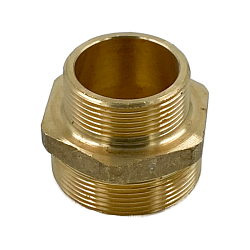 Ниппель, ELSEN, Metalit, НН, 1 1/2", 2", латунь, переходной