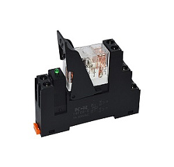 Реле промежуточное на DIN-рейку, 12V DC в сборе