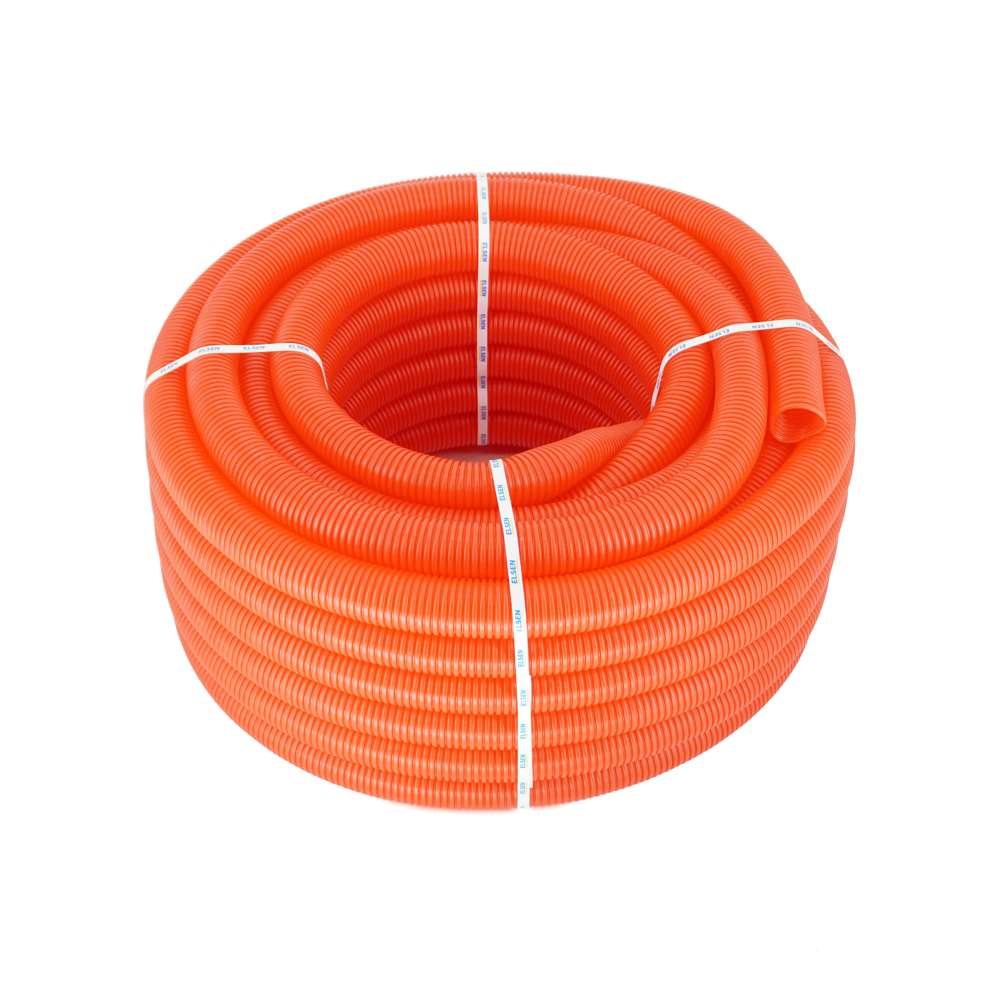 Труба гофрированная, ELSEN, FlexLight, для Ø32, наружный Ø40, красная, бухта 30 м