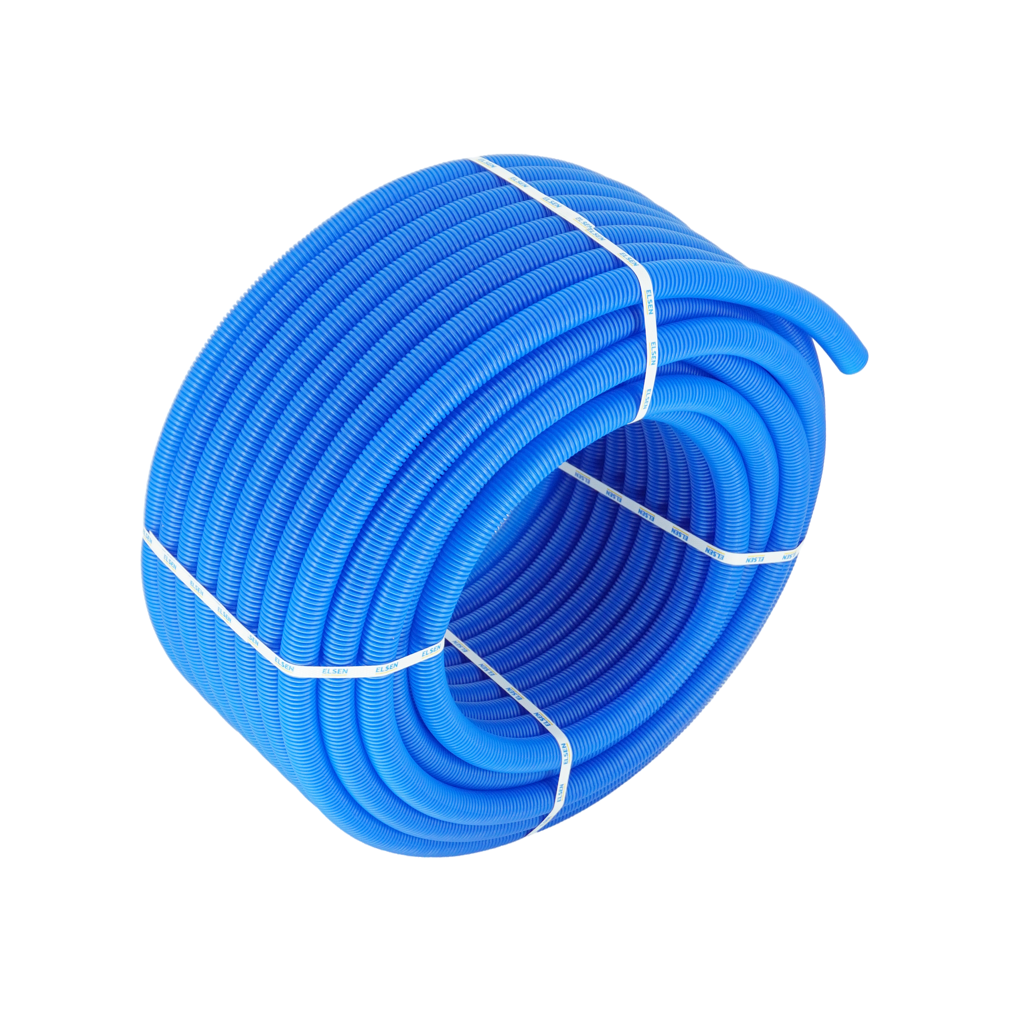Труба гофрированная, ELSEN, FlexLight, для Ø-16, наружный Ø-25, синяя, бухта 50 м