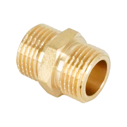 Ниппель, ELSEN, Metalit, НН, 1/2", 1/2", латунь, равнопроходной, CN