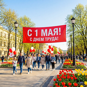 График работы в праздничные дни 1 мая