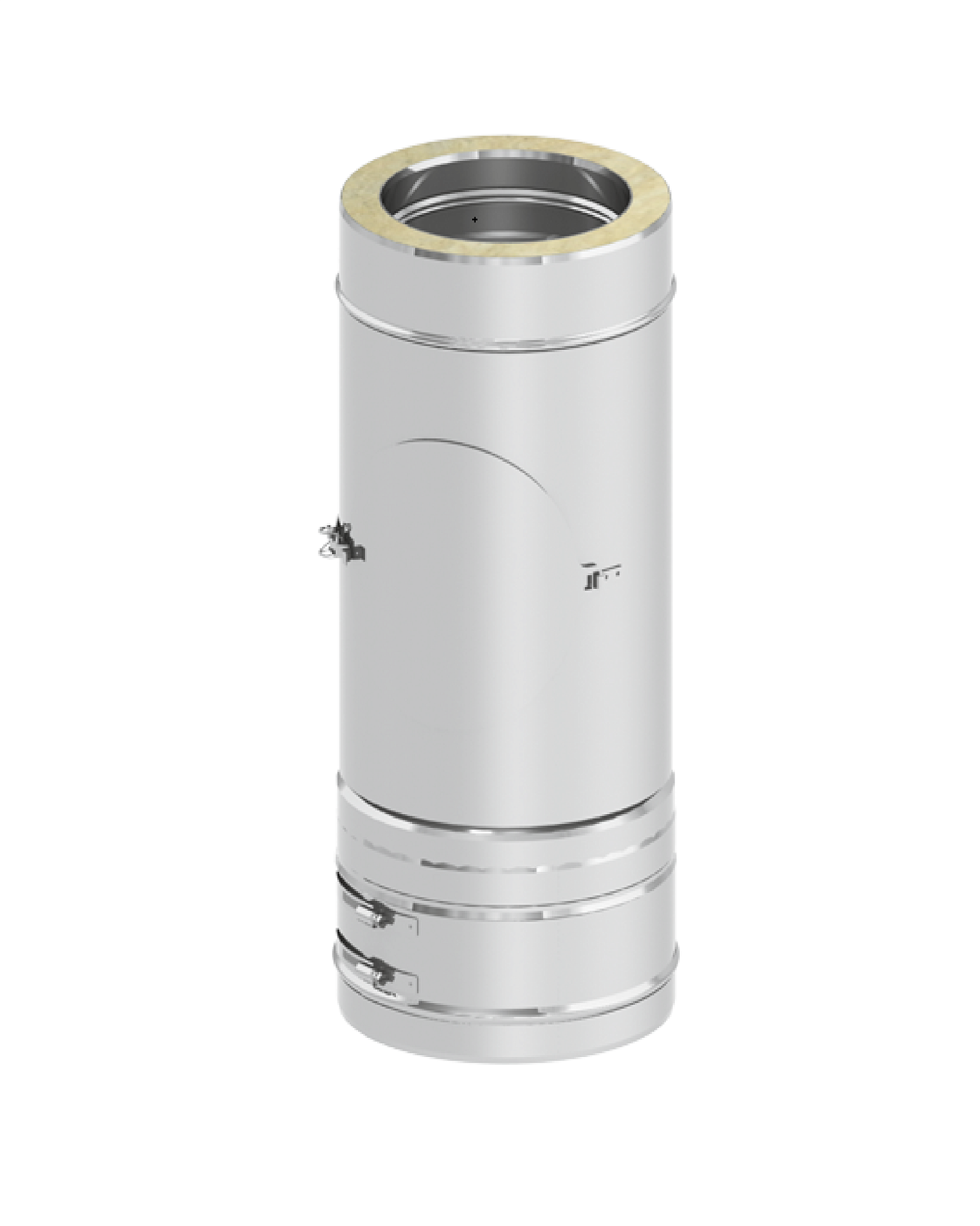 Труба с двойным лючком ревизии, Jeremias, DW-FU, диаметр, мм-180