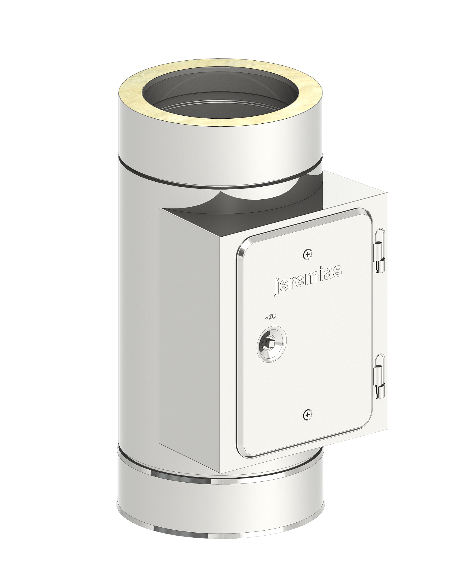 Ревизия с прямоугольным лючком и дверкой, Jeremias, DW-eco, диаметр, мм-200