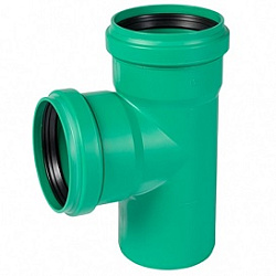 Тройник, Ostendorf, KG2000EA, 87°, 200, 110, PP-MD (полипропилен)