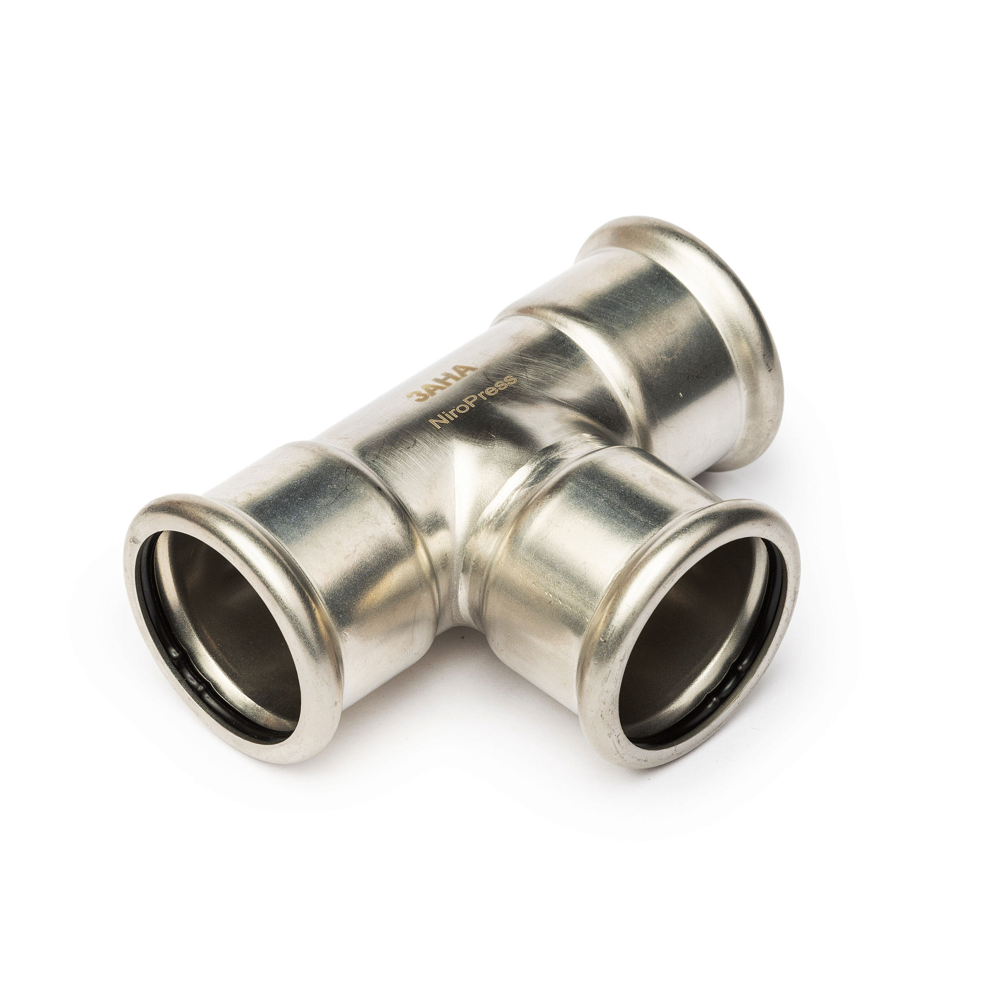 Тройник ЗАНА (SANHA)  ВПр 108,0x42x108,0, нерж.сталь, 91130