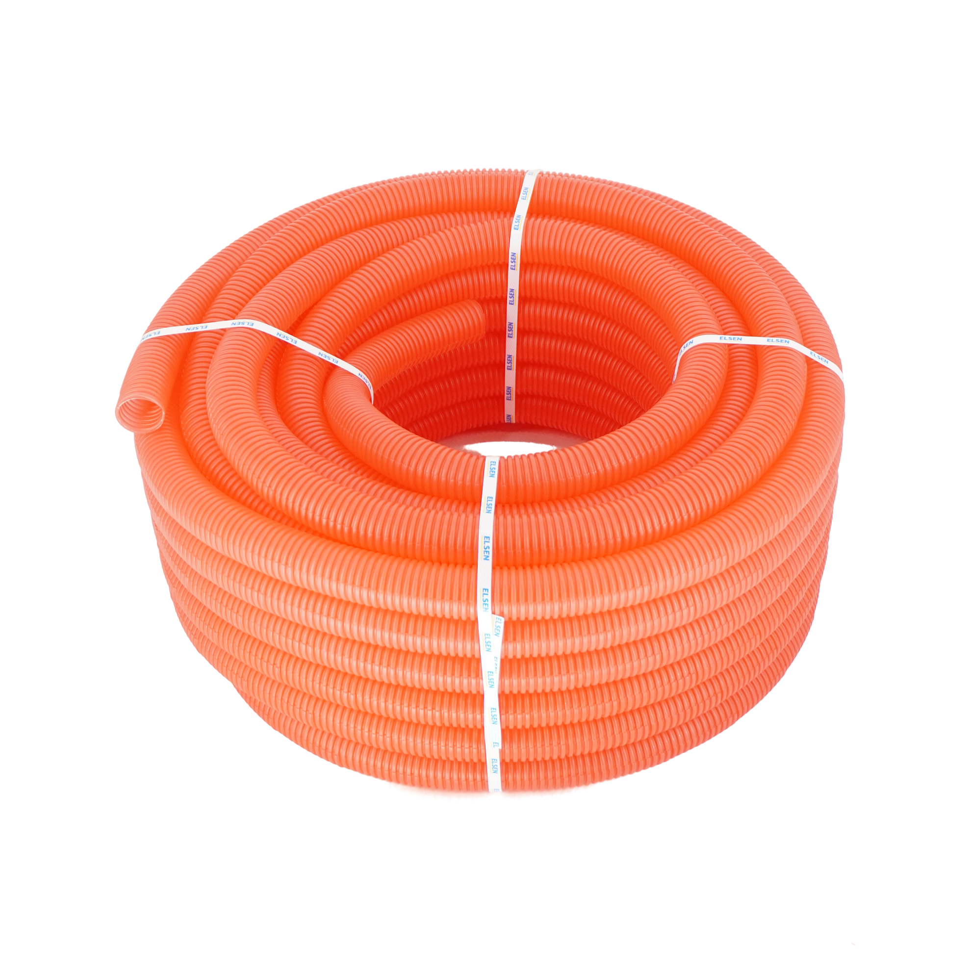 Труба гофрированная, ELSEN, FlexLight, для Ø25, наружный Ø35, красная, бухта 30 м
