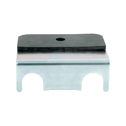 Фиксирующая скоба для присоединительных трубок, для закрепления пары Г-образных трубок РЕХАУ на черновой бетонной стяжке пола, межцентровое расстояние: 50 мм, оцинкованная сталь